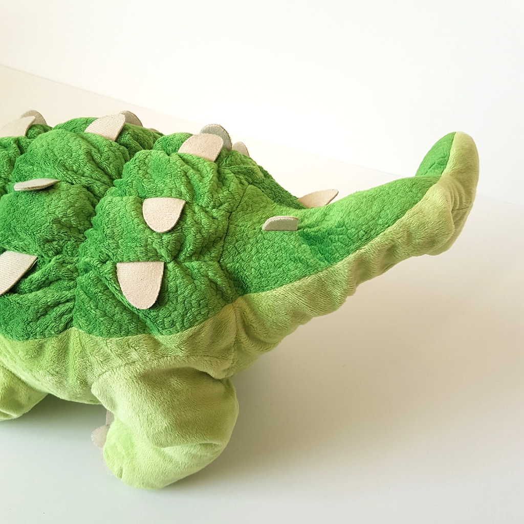 Ikea GREEN DINOSAUR Ankylosaurus Jattelik Plush 57cm Stuffed Animal Soft Toy10