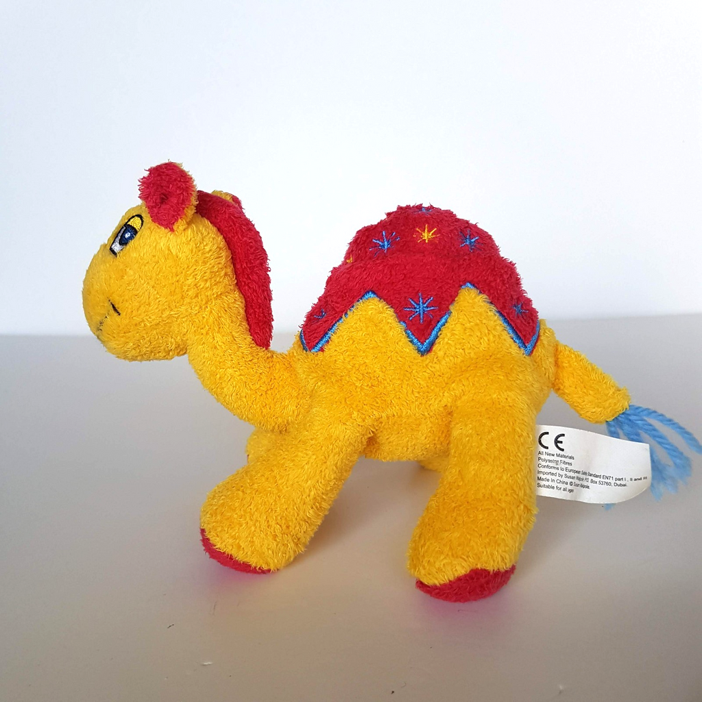 Cute FLOPPY CAMEL Plush 14cm Stuffed Animal Super Soft Toy Dubai Yellow Red Cute6