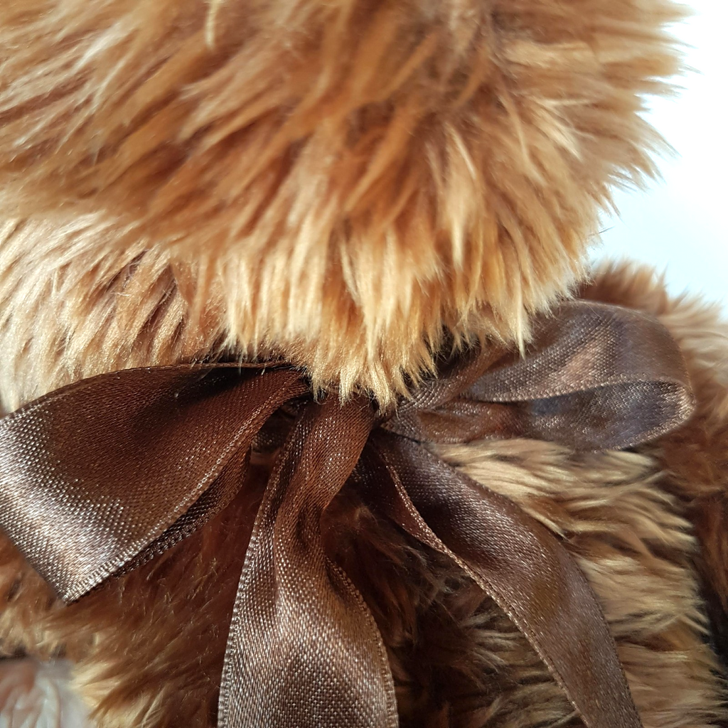 Gorgeous CHOCOLATE TEDDY BEAR Plush Stuffed Animal Soft Toy Brown Bow 20cm11