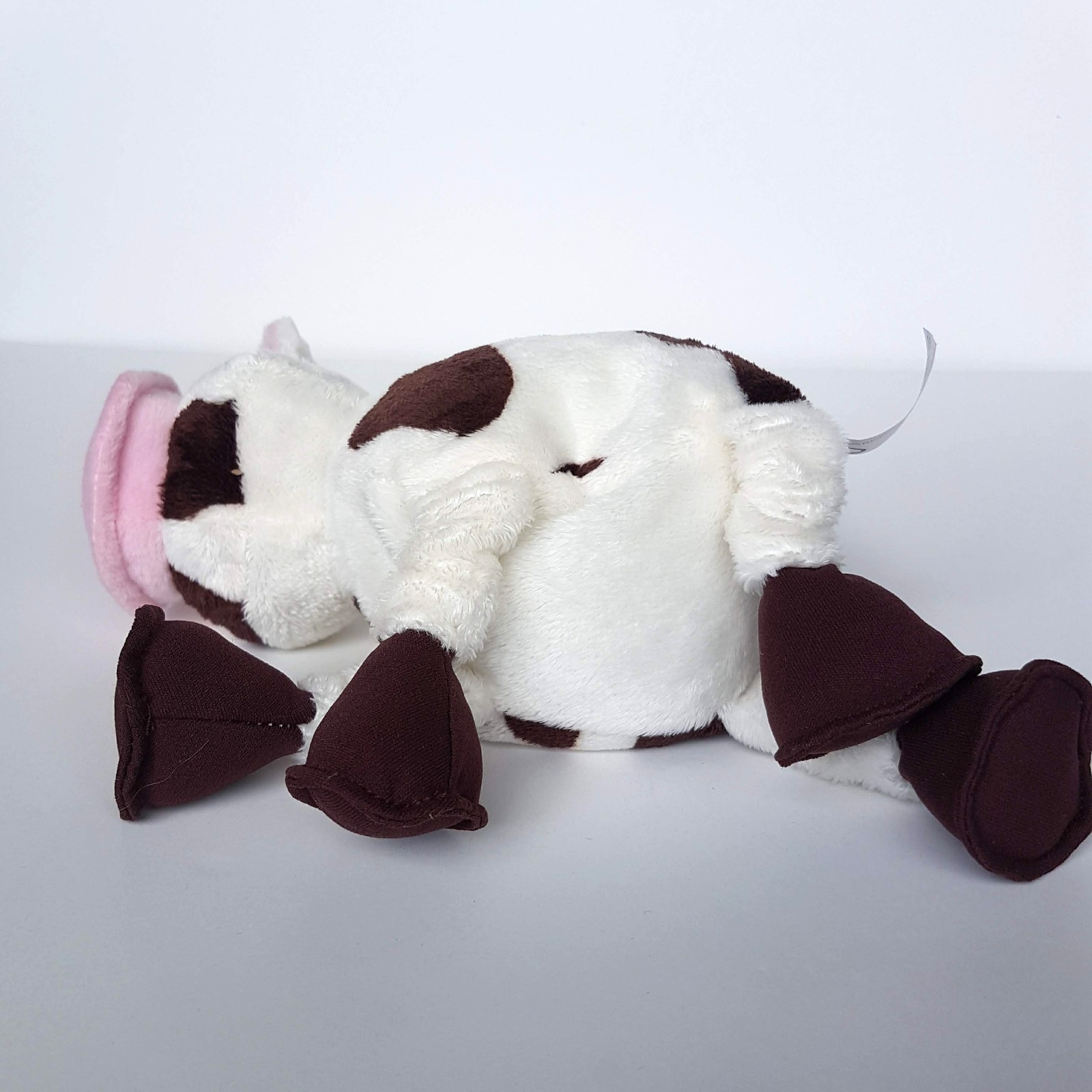 Rare MAKE BELIEVE IDEAS Plush Cow 2007 18cm Stuffed Animal Soft Toy Farm Floppy10