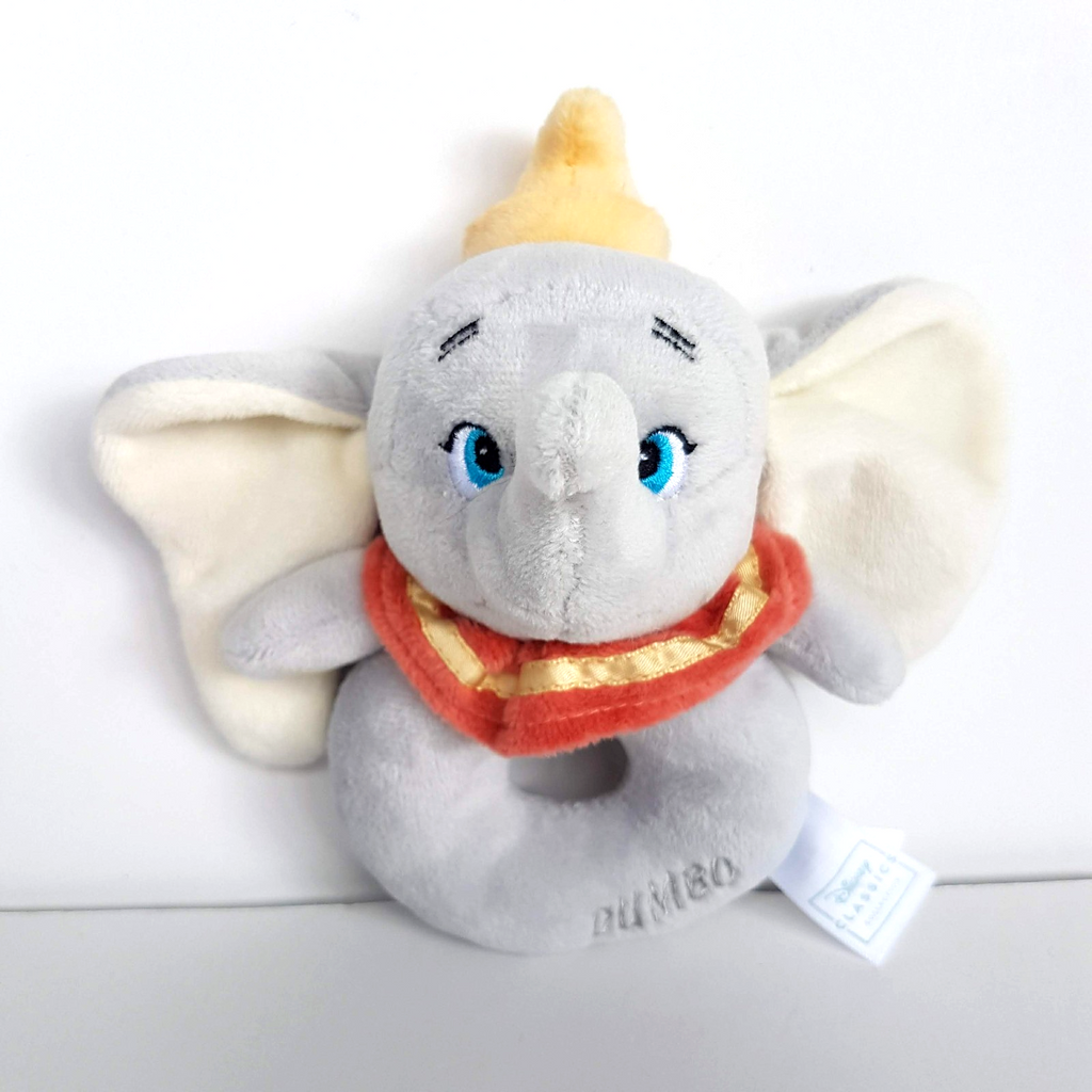 Disney Baby DUMBO Plush Rattle 15cm Elephant Comforter Activity Toy Soft Toy1