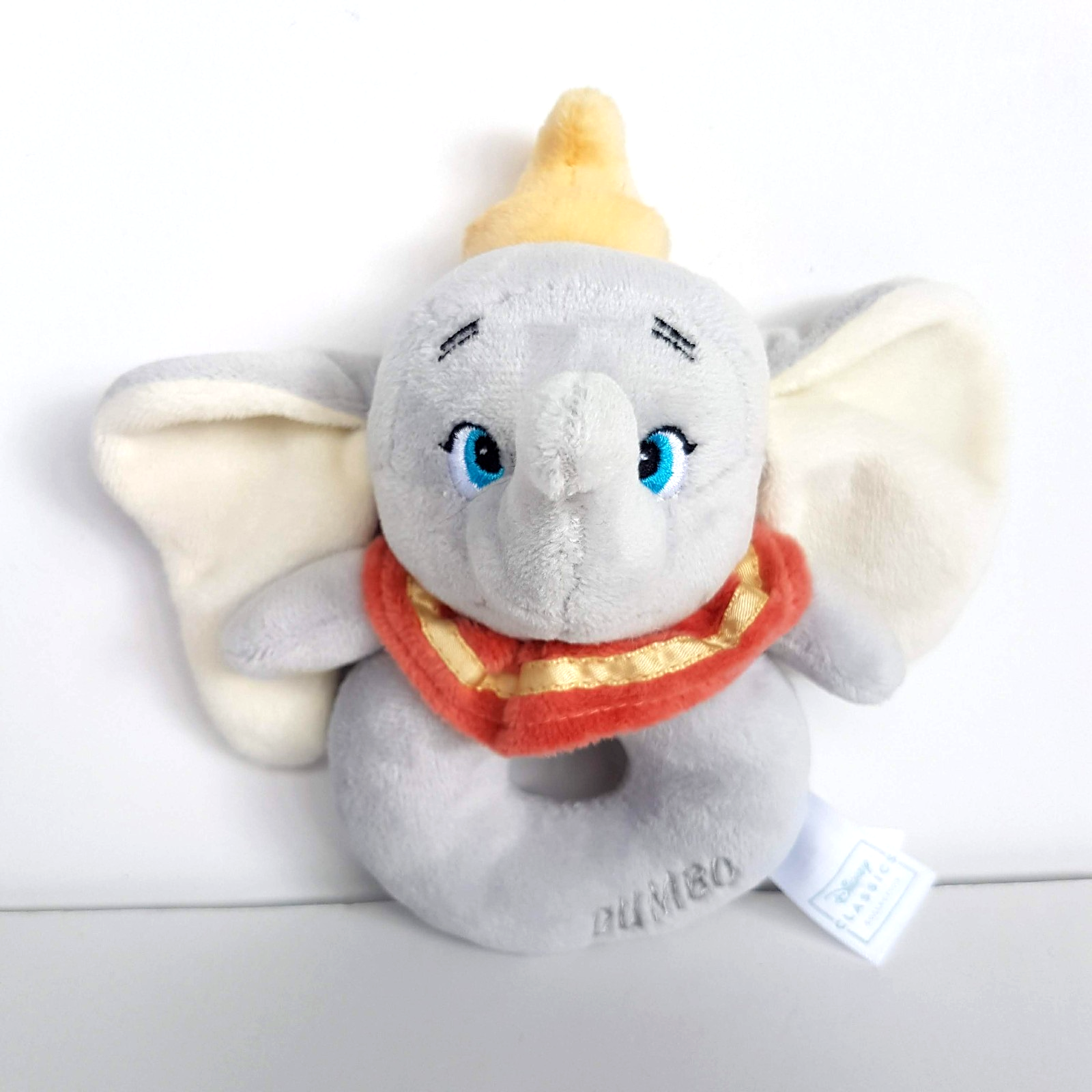 Disney Baby DUMBO Plush Rattle 15cm Elephant Comforter Activity Toy Soft Toy1