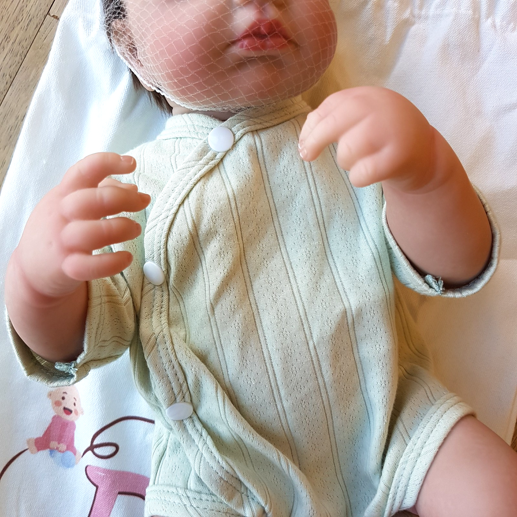 Doll Reborn LIFELIKE BOY BABY Root Hair Realistic 46cm 1kg Weighted Articulated3