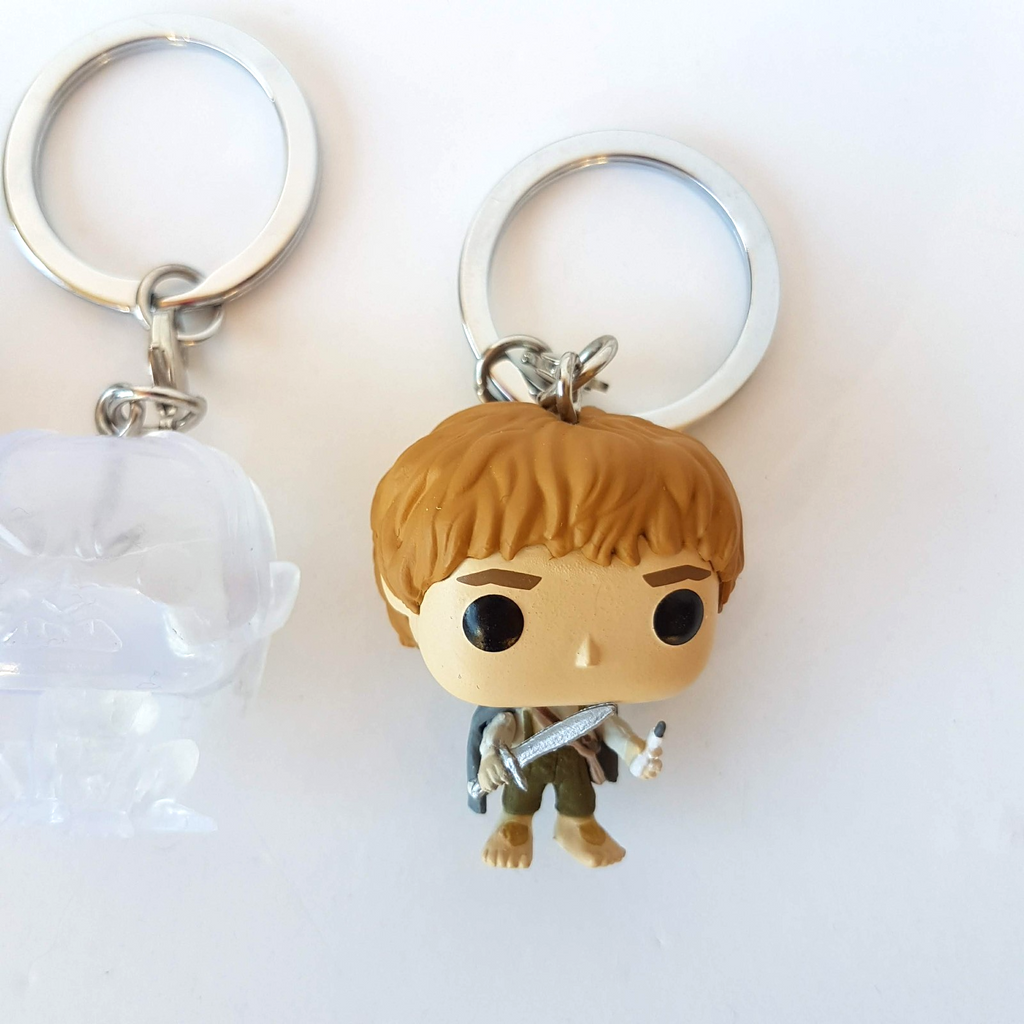 Funko Lord of the Rings SAM PIPPIN INVISIBLE GOLLUM Pocket Pop Mystery Keychain3