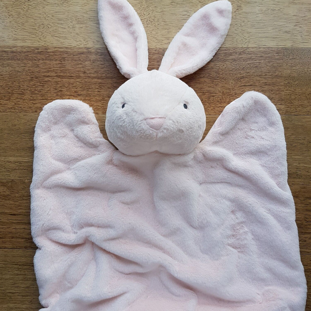 LARGE 112cm Rabbit Baby Blanket Comforter Lovey Security Plush Bunny Soft Toy1