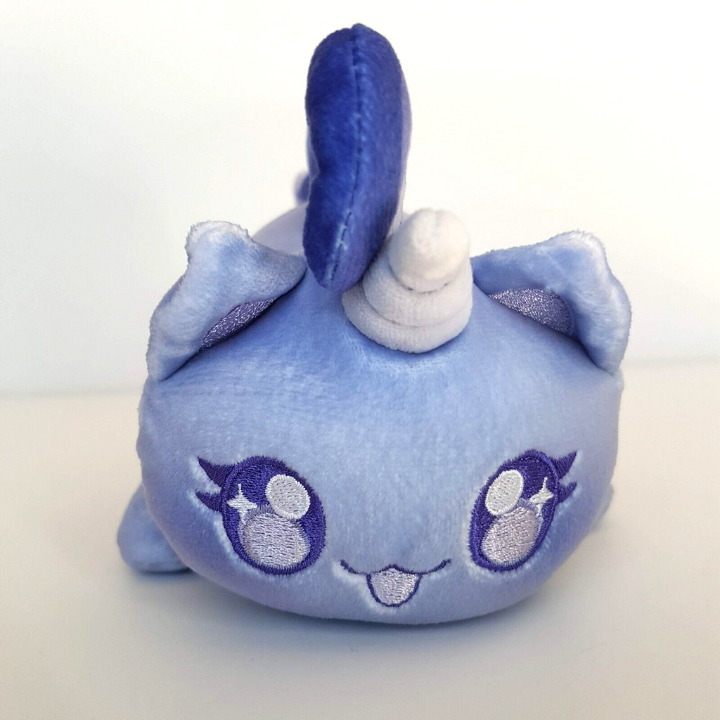 Aphmau MeeMeows VIOLET CAT UNICORN Mystery Plush Stuffed Animal Toy Blue Purple1