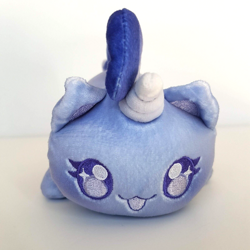 Aphmau MeeMeows VIOLET CAT UNICORN Mystery Plush Stuffed Animal Toy Blue Purple1