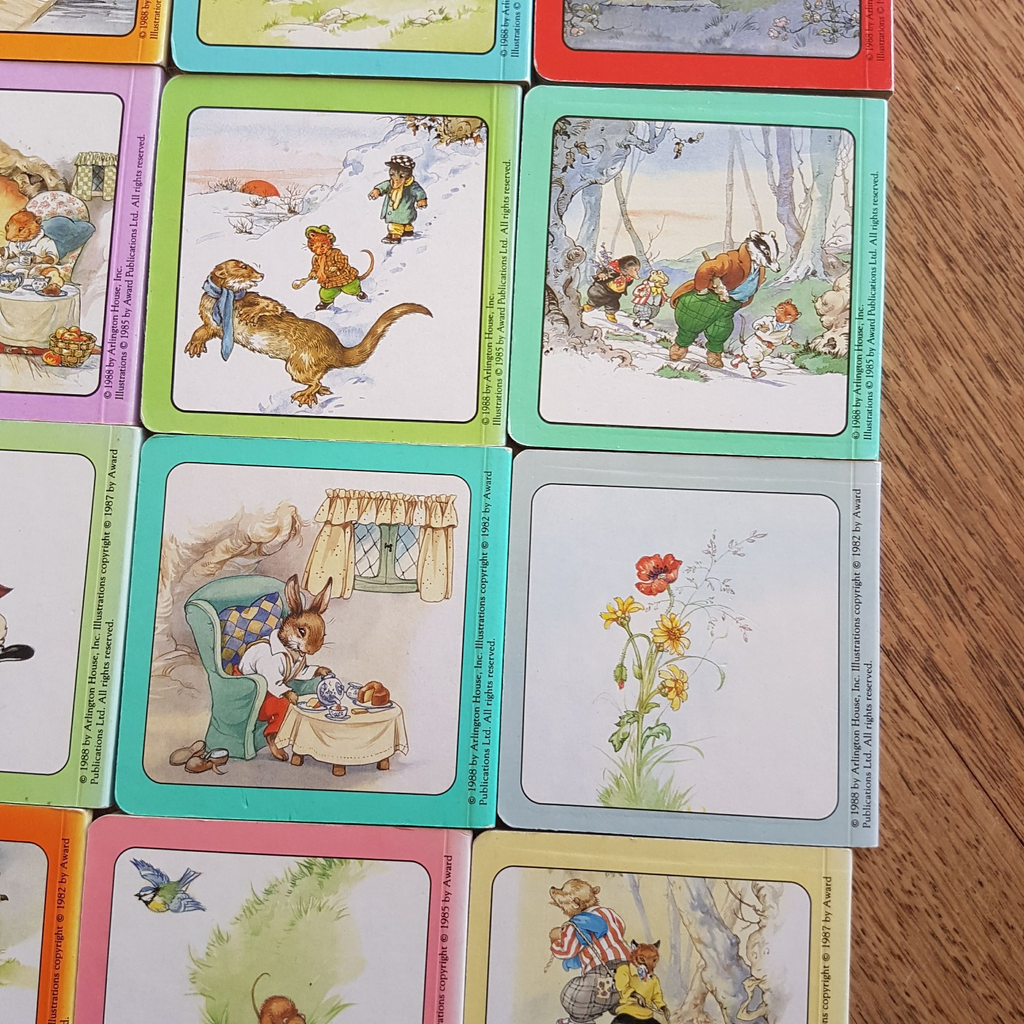 Vintage WIND IN THE WILLOWS & BRER RABBIT Book Lot Childrens Bundle Board 19889