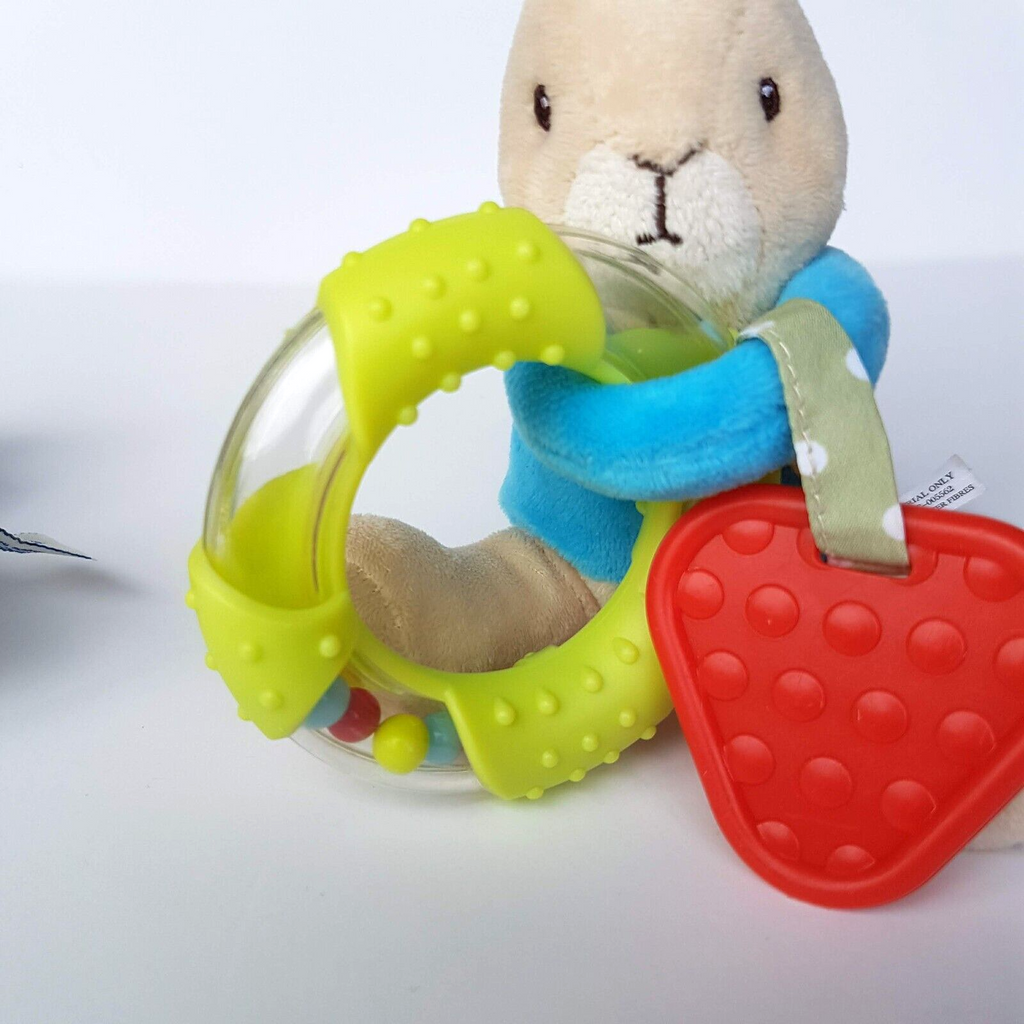 Peter Rabbit BABY TOY BUNDLE Plush Lovey Security Blanket Comforter & Rattle Toy13