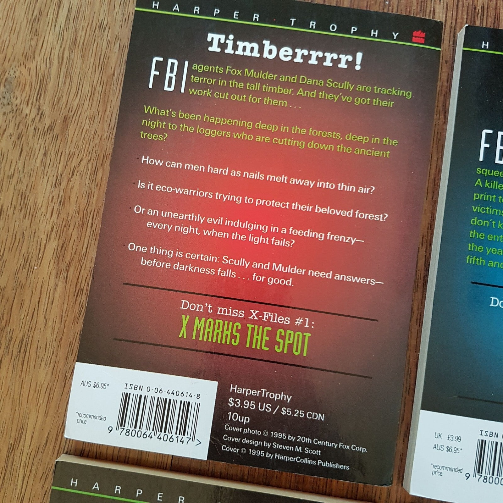 The X Files Book Bundle 2 4 8 & 10 Lot Paperback 1990s Vintage Sci Fi Books7