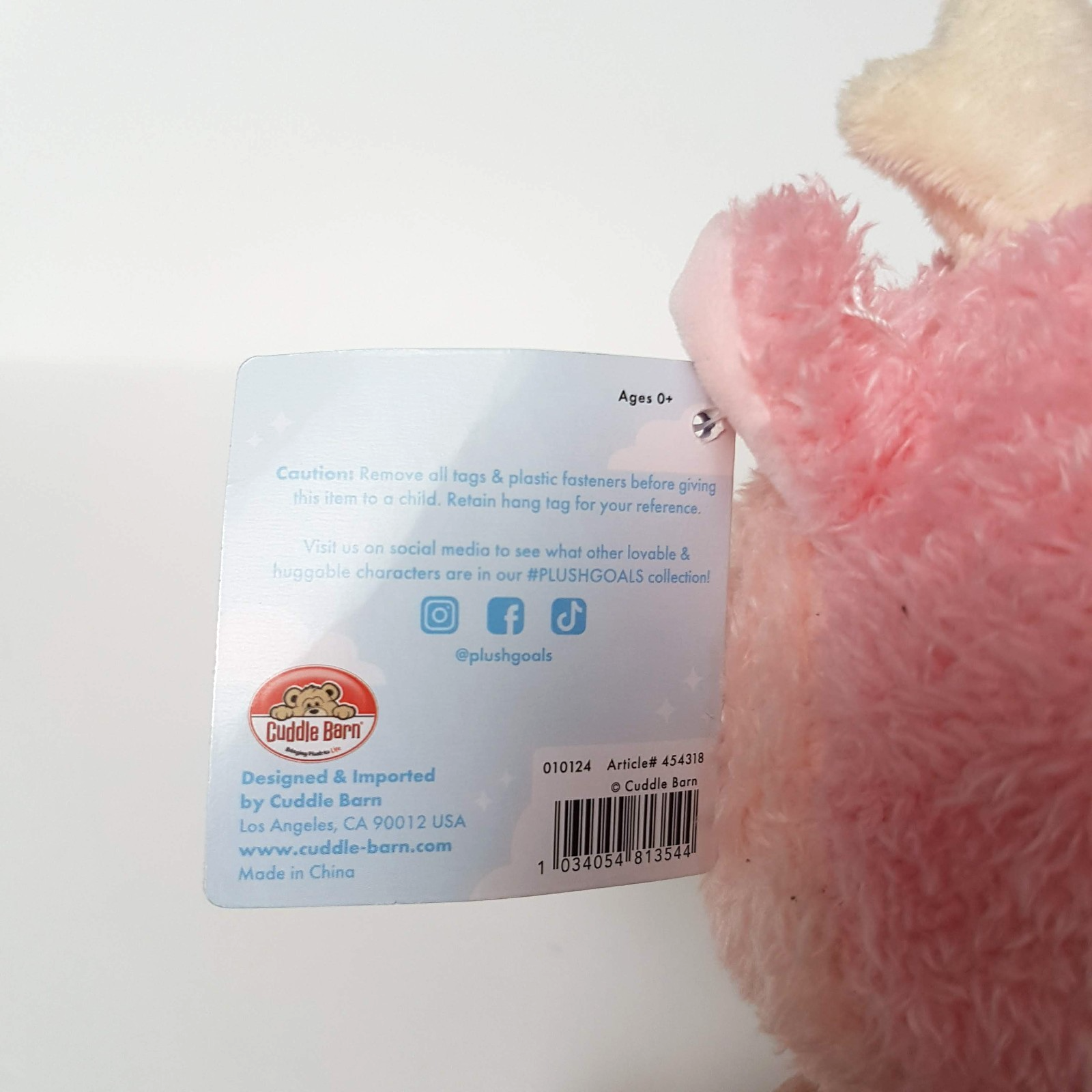 Cuddle Barn DEARIE STRAWBERRY DEER Plush Stuffed Animal 19cm Small Soft Toy Cute10