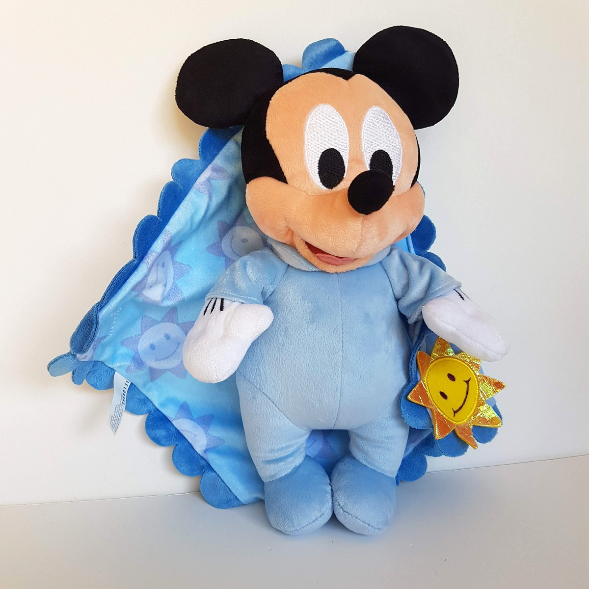 Disney Babies MICKEY MOUSE in Swaddle Blanket Plush Soft Toy 35cm Stuffed Animal0