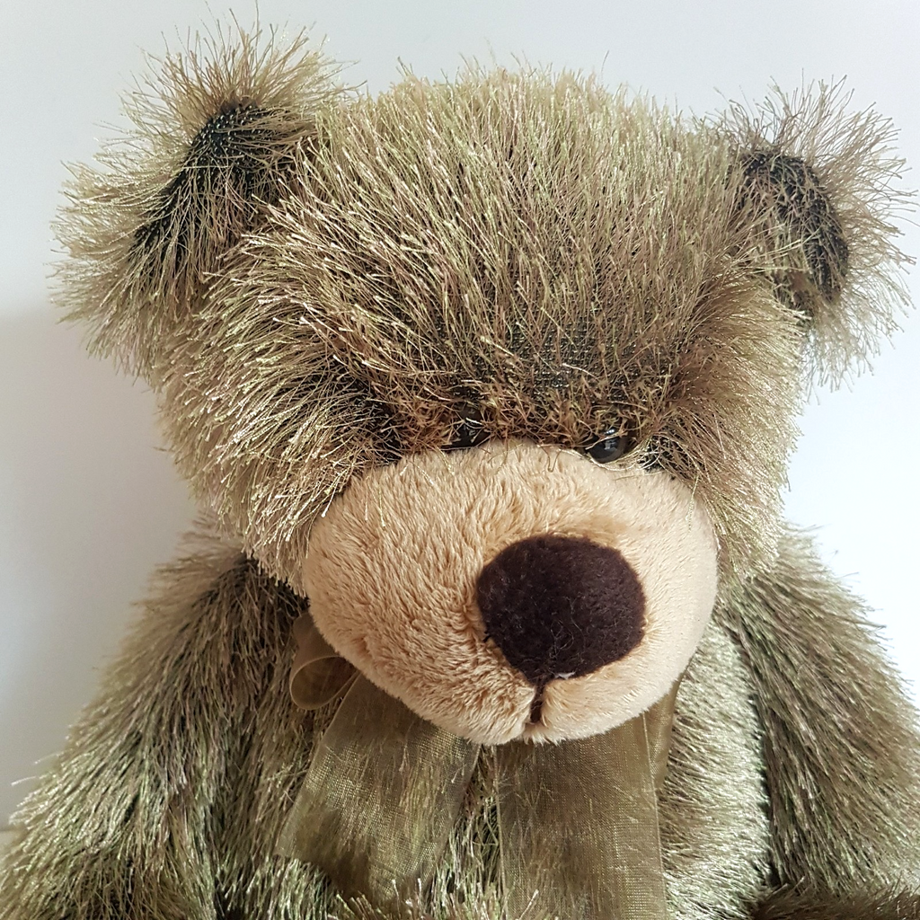 Baby Touch SHAGGY TEDDY BEAR 45cm Plush Soft Toy Floppy Stuffed Animal Cuddly1