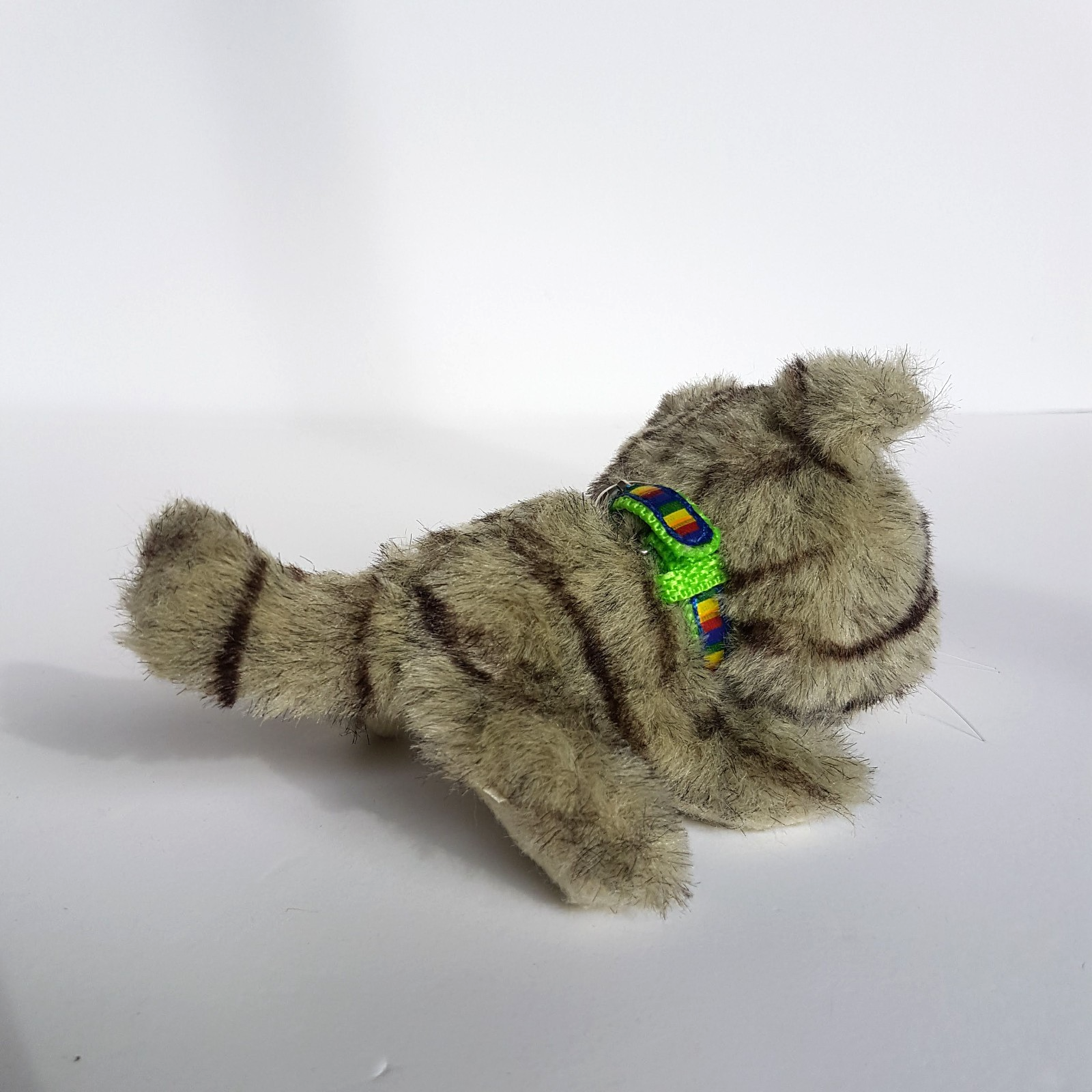 ARTLIST The Cat GREY TABBY Plush 15cm Kitten Soft Toy Stuffed Animal Collar Cute4