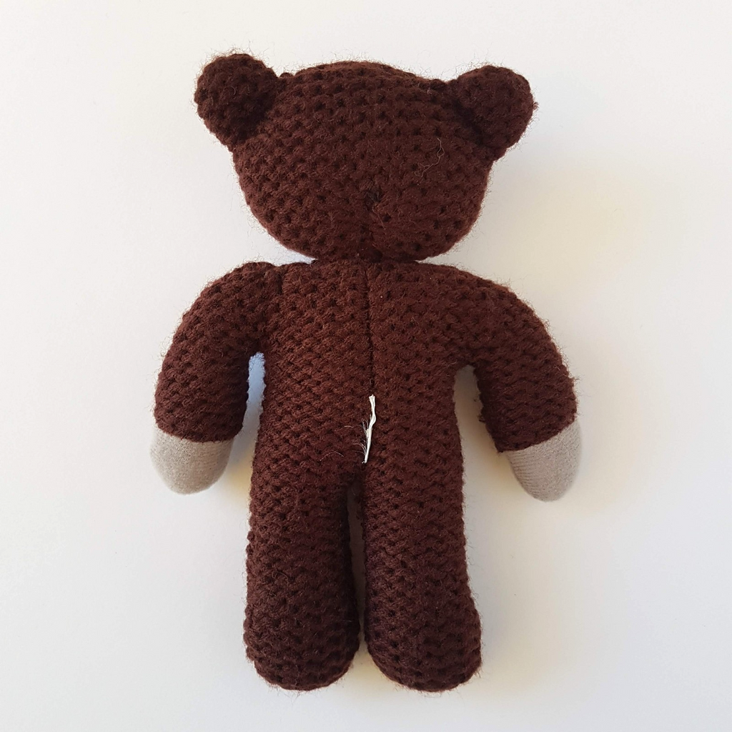 MR BEAN TEDDY BEAR 17cm Soft Toy Plush NO TAGS Stuffed Animal Knit Small TV Cute7