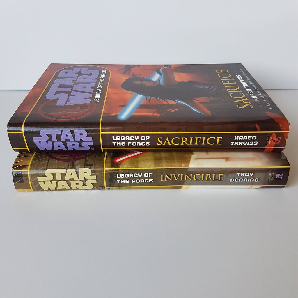 STAR WARS Books Legacy Of The Force Sacrifice 2007 Invincible 2008 Set Hardcover3