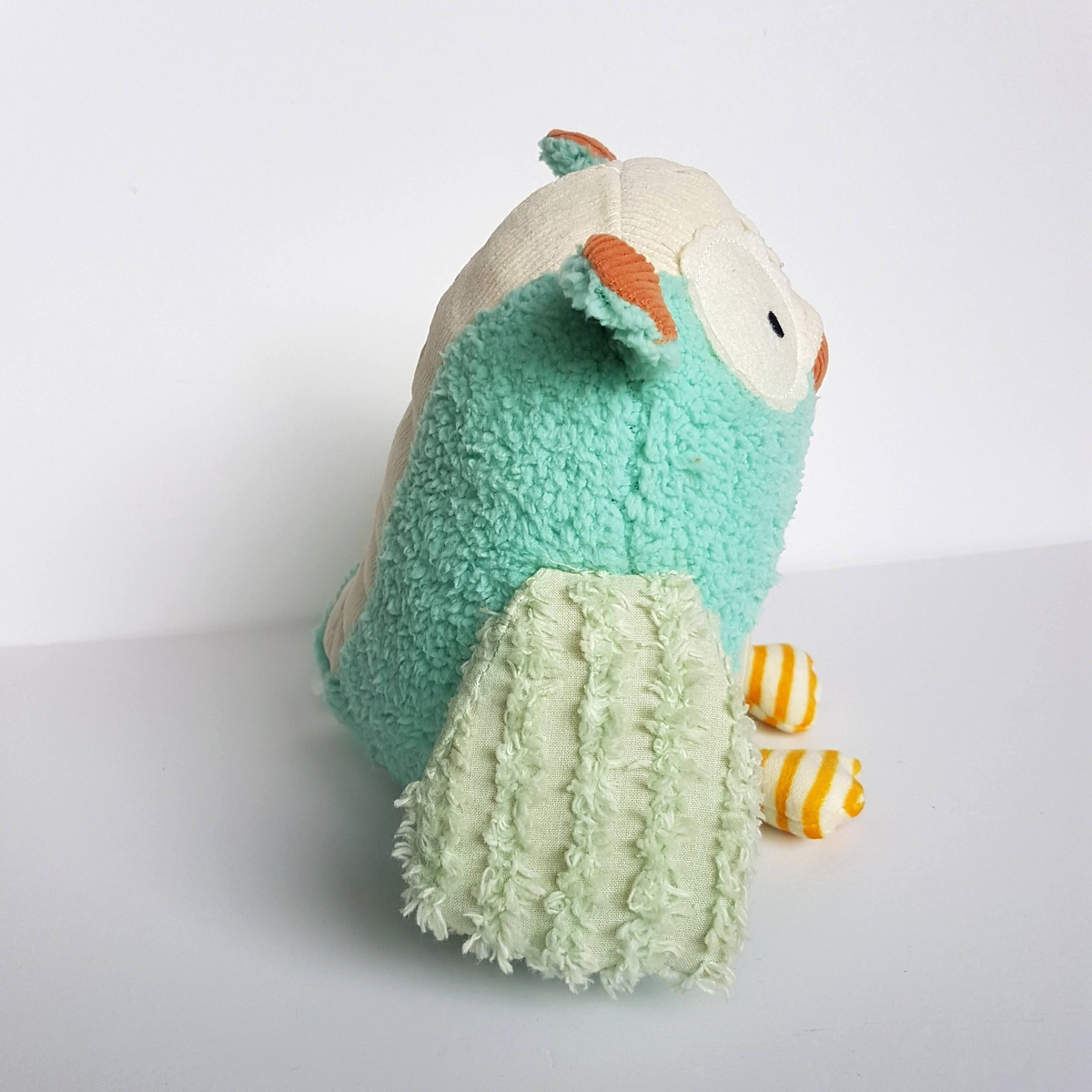 Russ Junglelee OWL BIRD Teal Pastel TAGS 19cm Plush Stuffed Animal Soft Toy Cute5