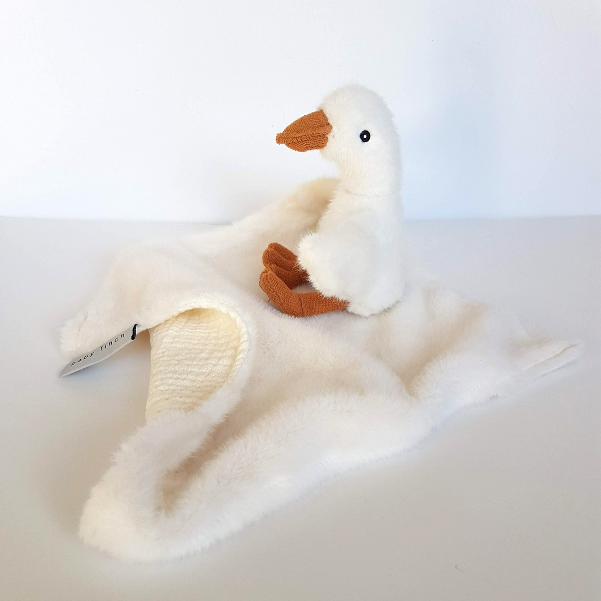 Baby Finch WHITE DUCK Lovey Security Comforter Sleep Toy Soft Toy Stuffed Animal0