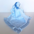 Ollie & Paige BLUE DOG Lovey Plush Puppy Comforter Security Blanket Soft Toy0