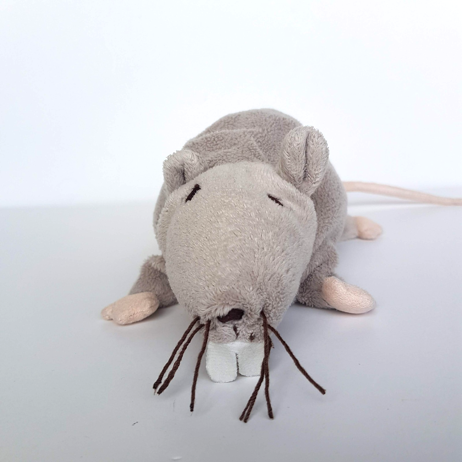 IKEA MINNEN RATTA RAT MOUSE Warm Grey 21cm Plush Stuffed Animal Rodent Soft Toy2