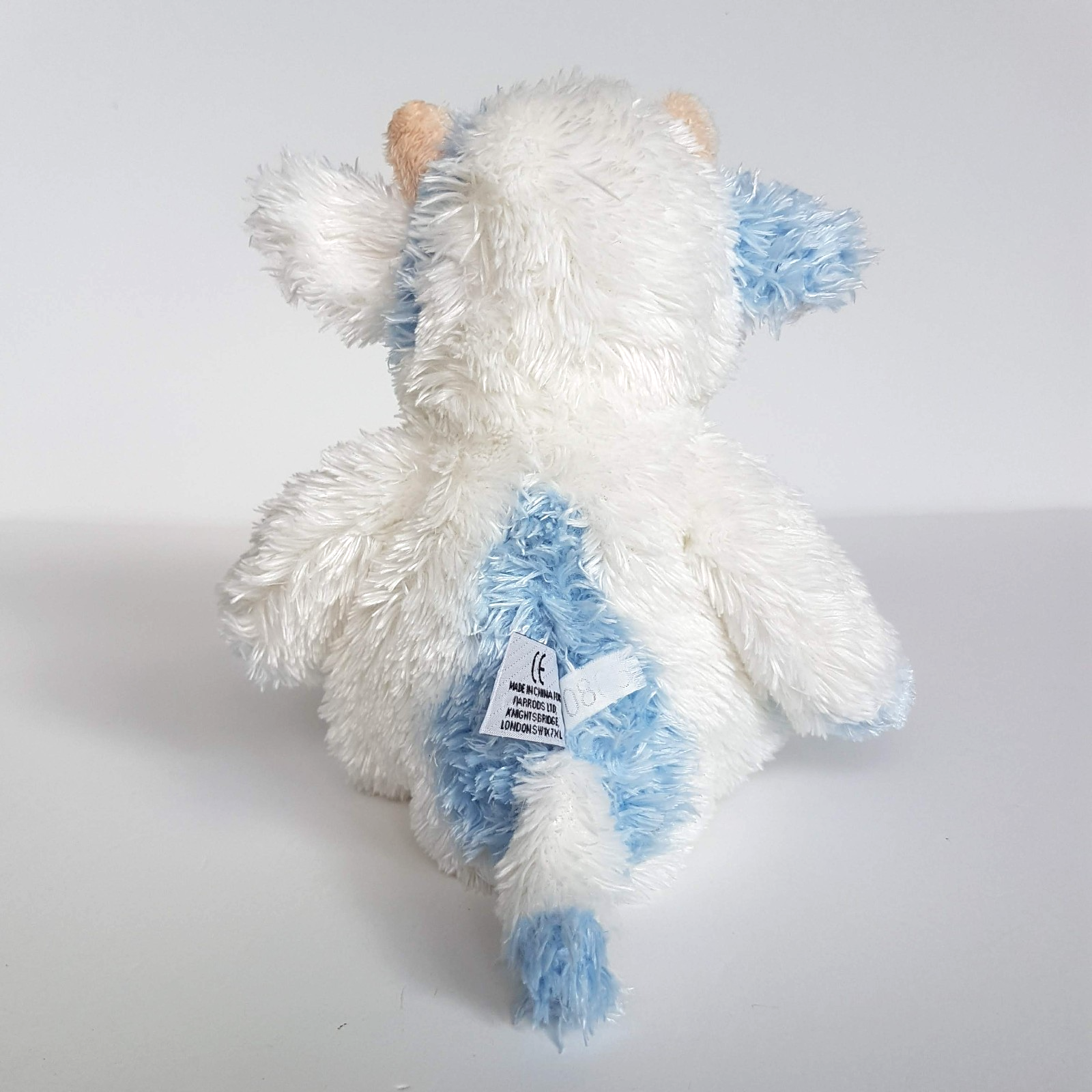 Adorable HARRODS COW BULL Floppy Plush Blue White 26cm Soft Toys Stuffed Animal5
