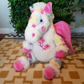 Target FLOWER PEGASUS Plush 51cm Soft Toy Magical White FANTASY Stuffed Animal0