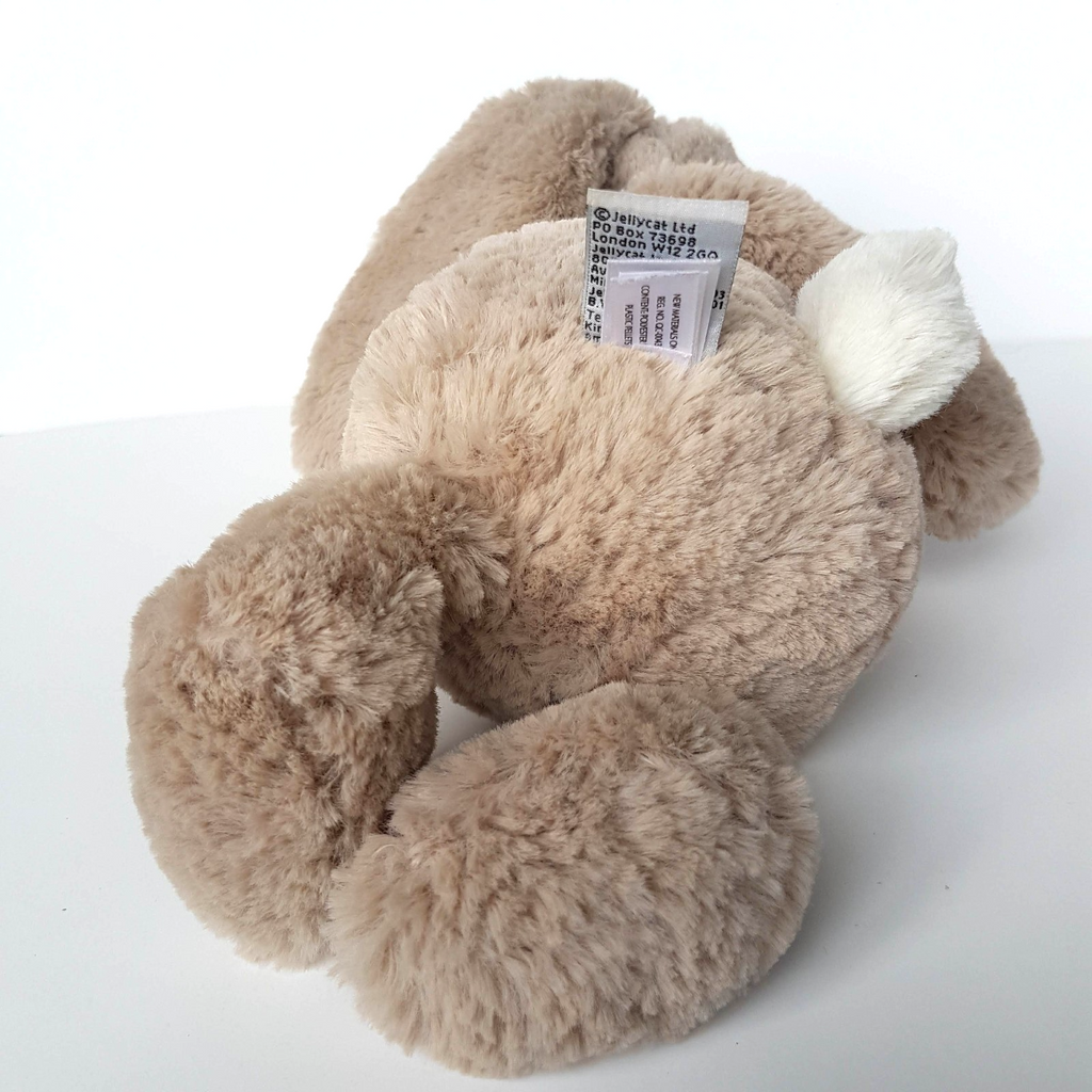 Jellycat BEIGE BASHFUL BUNNY Medium 12" Plush Stuffed Animal Soft Toy8