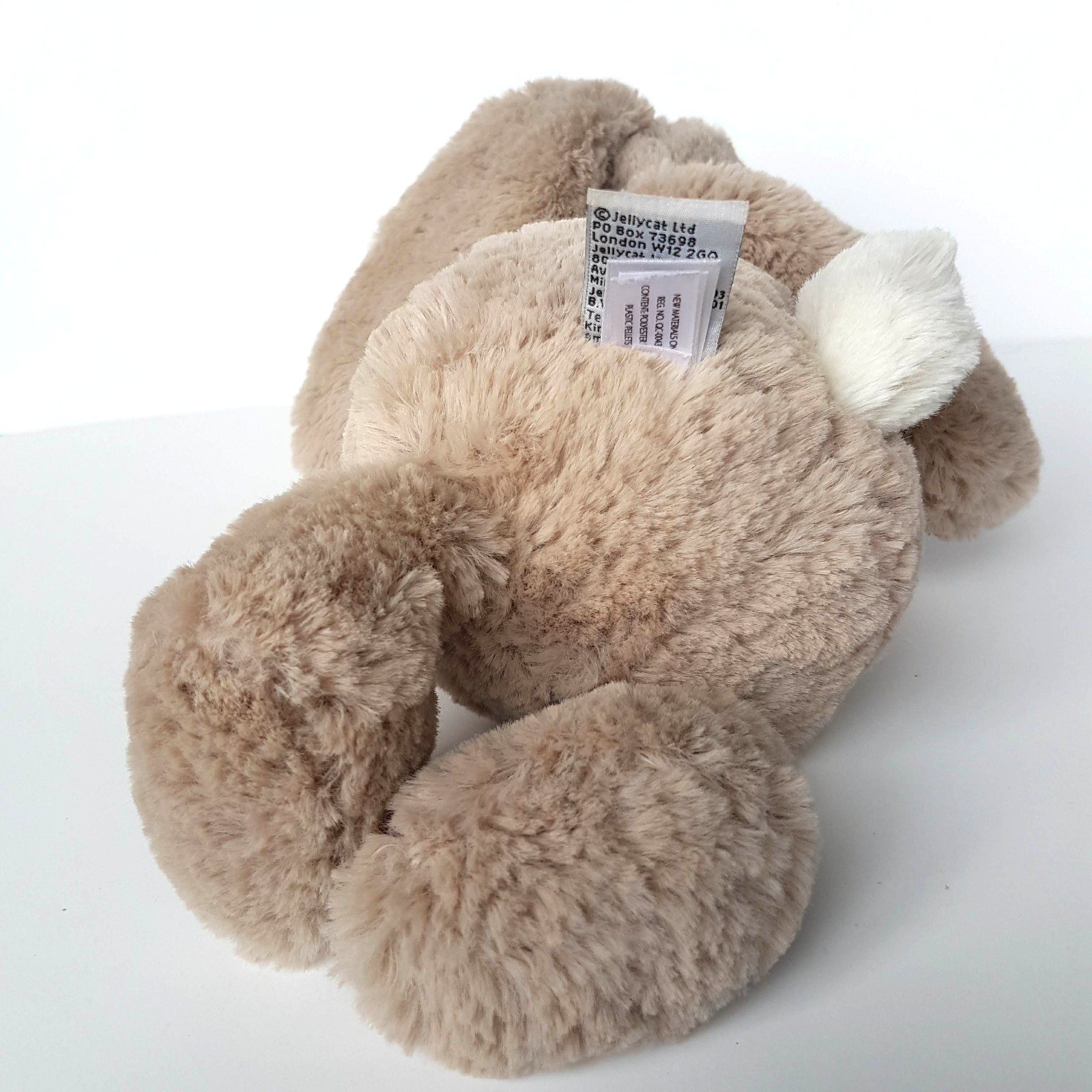 Jellycat BEIGE BASHFUL BUNNY Medium 12" Plush Stuffed Animal Soft Toy8