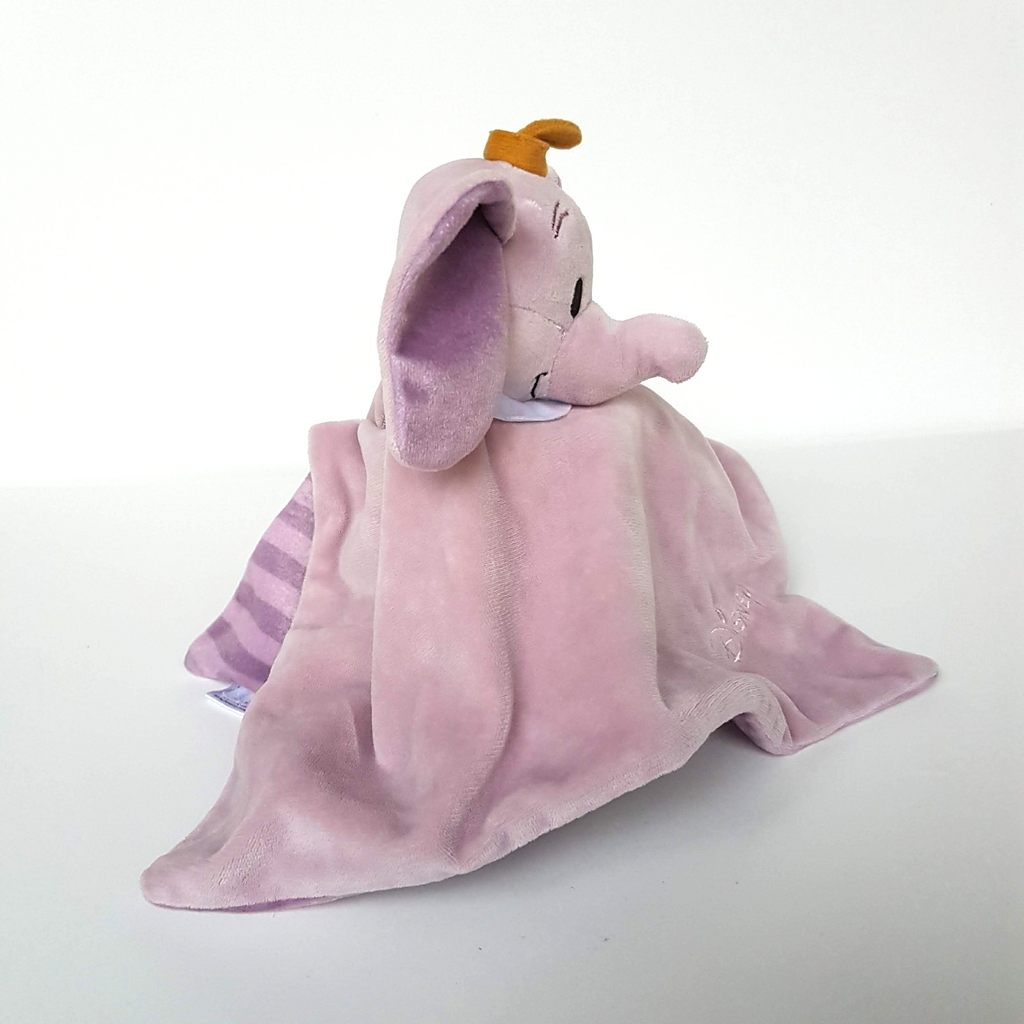Disney PURPLE DUMBO Lovey Plush Elephant Security Comforter Blanket Soft Toy4
