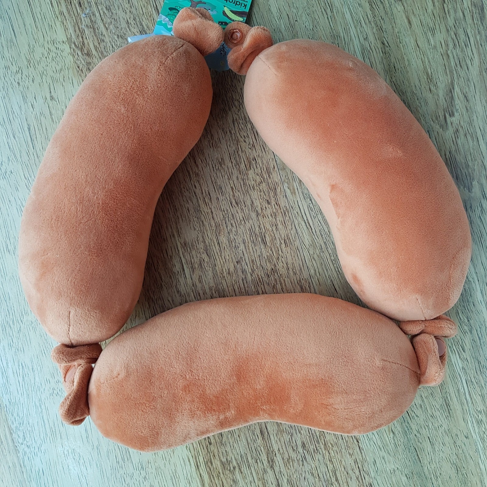 Yummy World SAUSAGE STRAND Detachable Plush 89cm Soft Toy Stuffed Food Meat Toy7