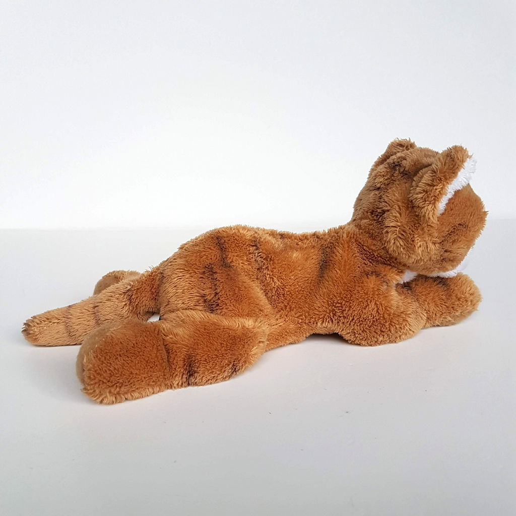 Yomiko Classics FLOPPY GINGER CAT CHRIS Stuffed Animal Soft Toy Floppy Beanbag6