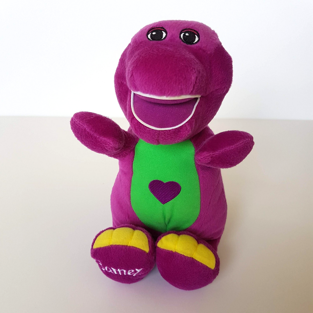 Singing BARNEY I Love You Song TESTED WORKING Plush 2003 Stuffed Animal Soft Toy2
