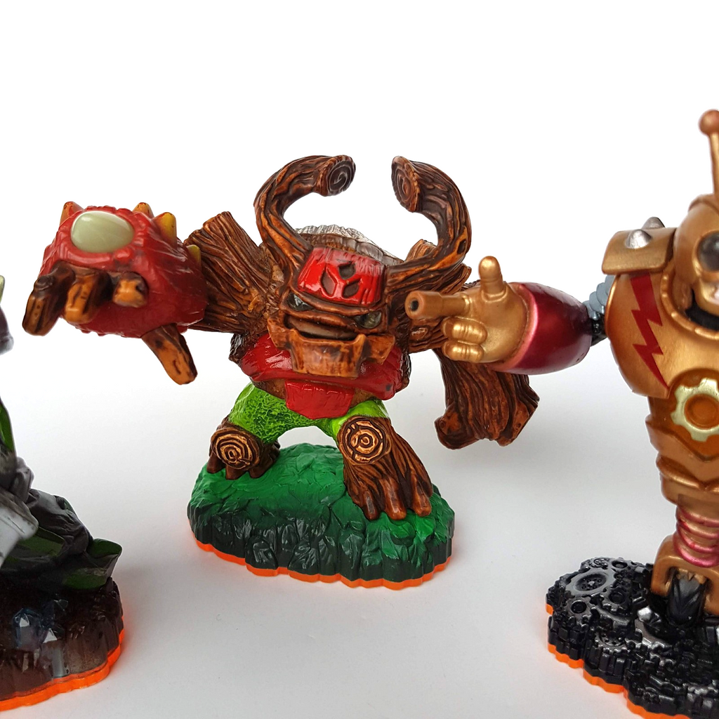 Skylanders GIANTS Crusher Tree Rex Bouncer 2012 Figure Gaming Orange Base2