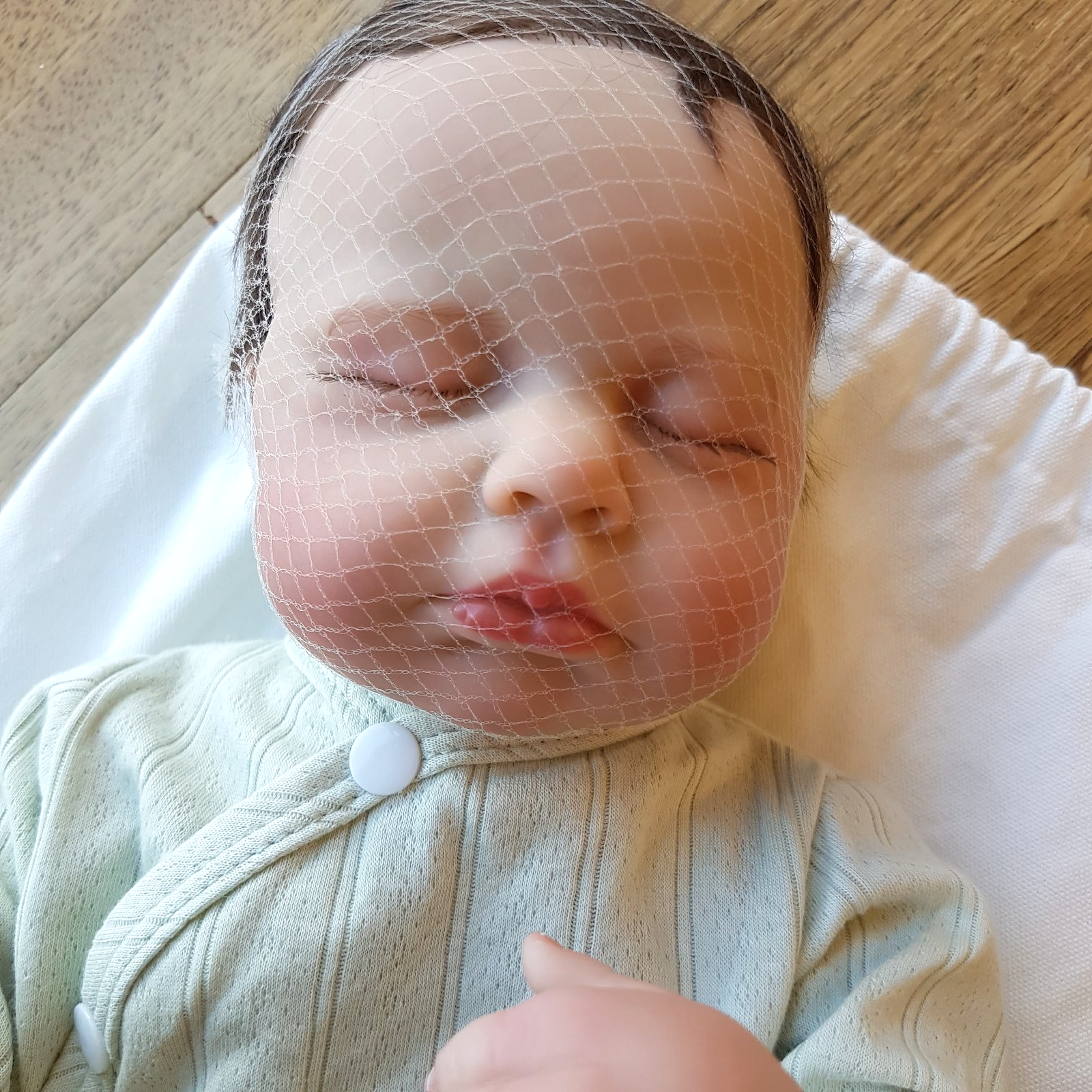 Doll Reborn LIFELIKE BOY BABY Root Hair Realistic 46cm 1kg Weighted Articulated2
