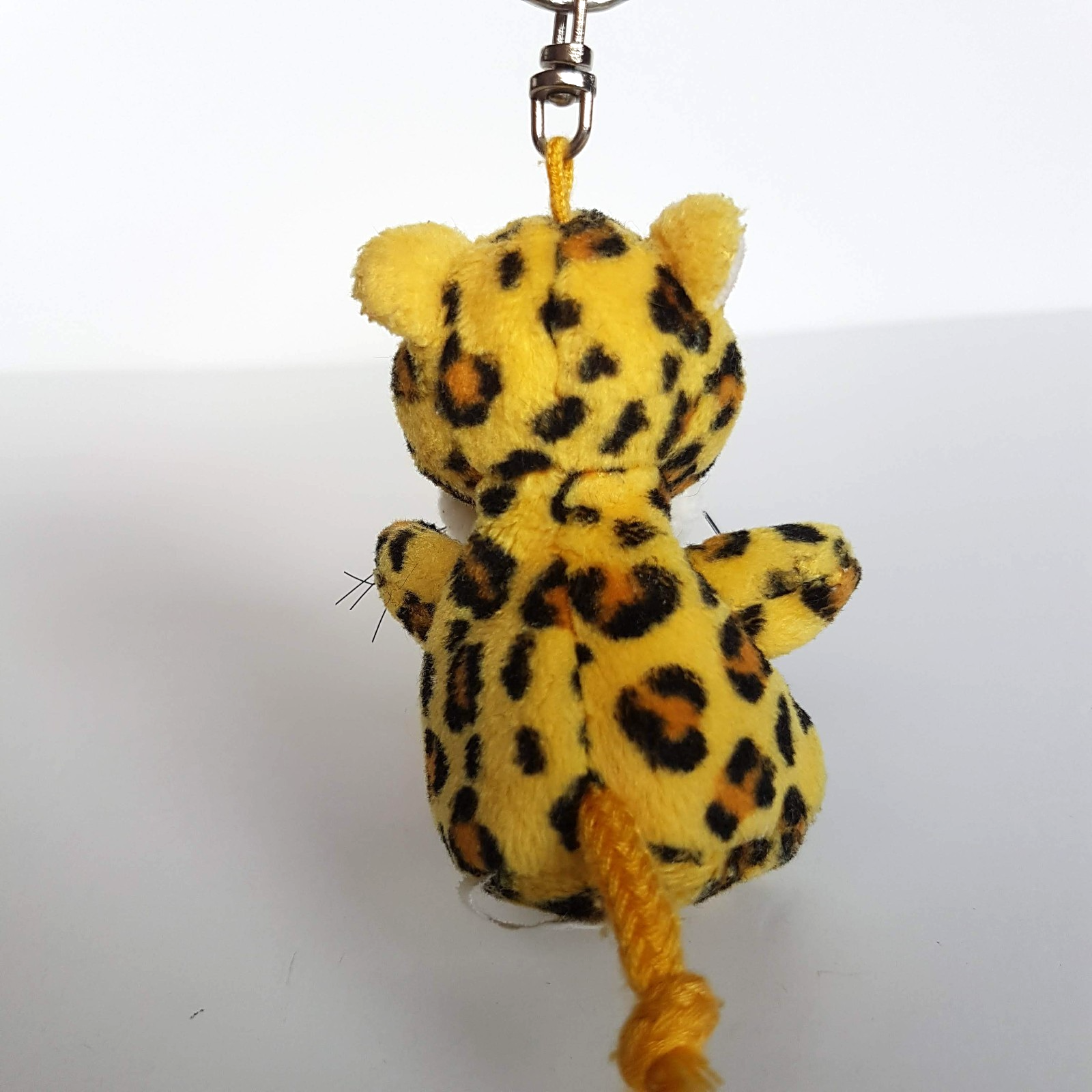 Nici YELLOW JAGUAR KEYCHAIN Leopard Wild Cat Key Ring Stuffed Animal Soft Toy3