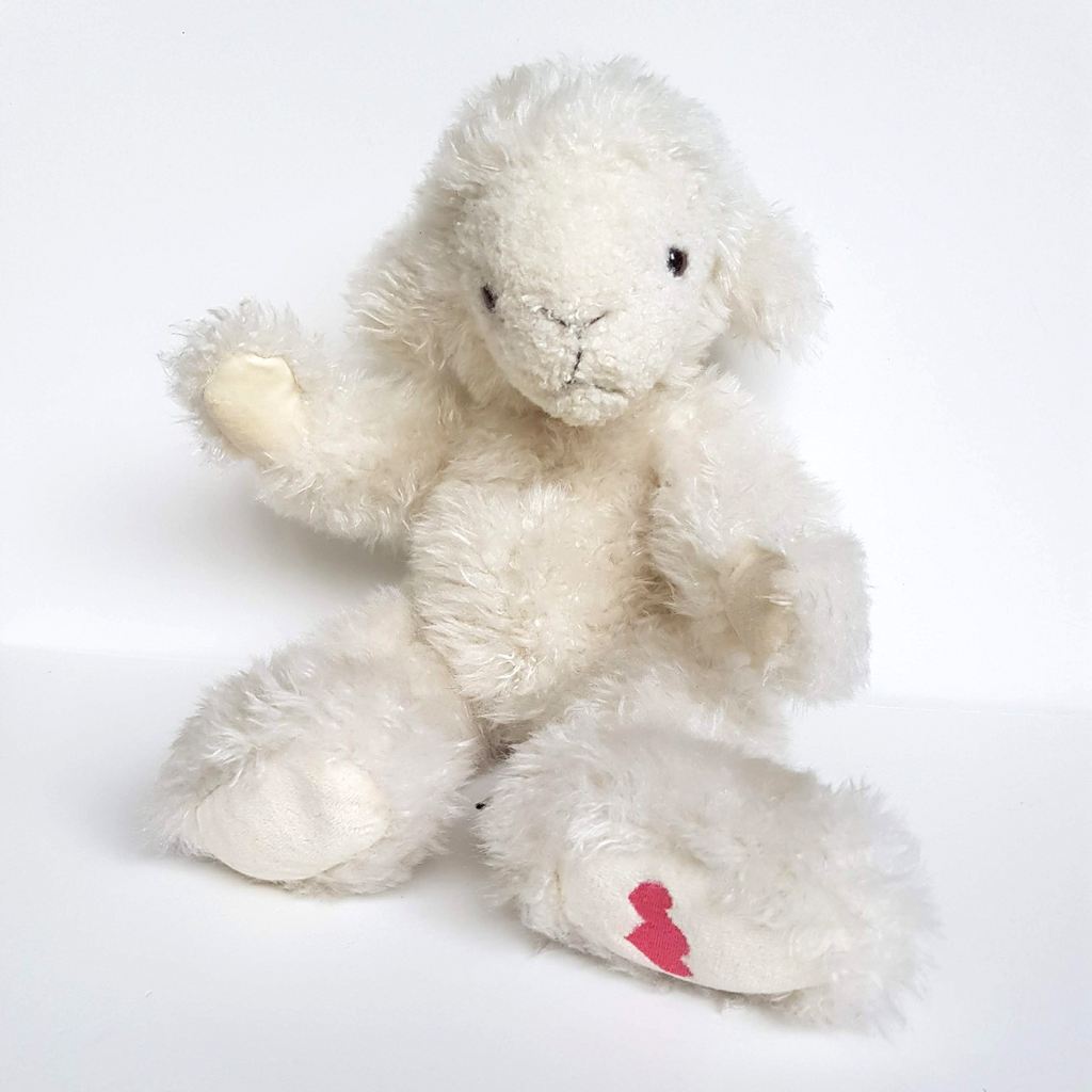Settle Bears SOFT GREY LAMB Plush 5 Way Jointed 45cm Stuffed Animal Soft Toy2