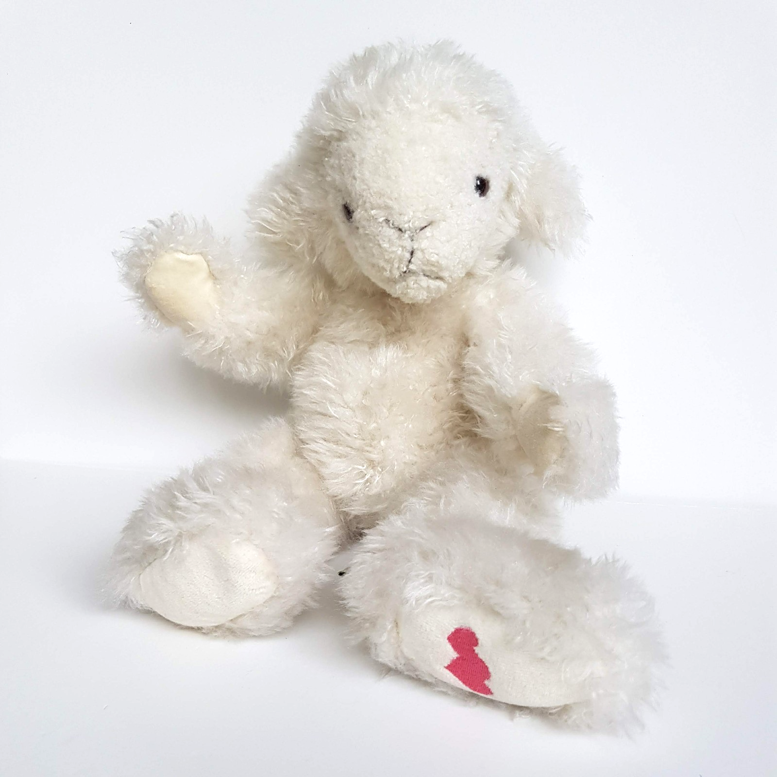 Settle Bears SOFT GREY LAMB Plush 5 Way Jointed 45cm Stuffed Animal Soft Toy2