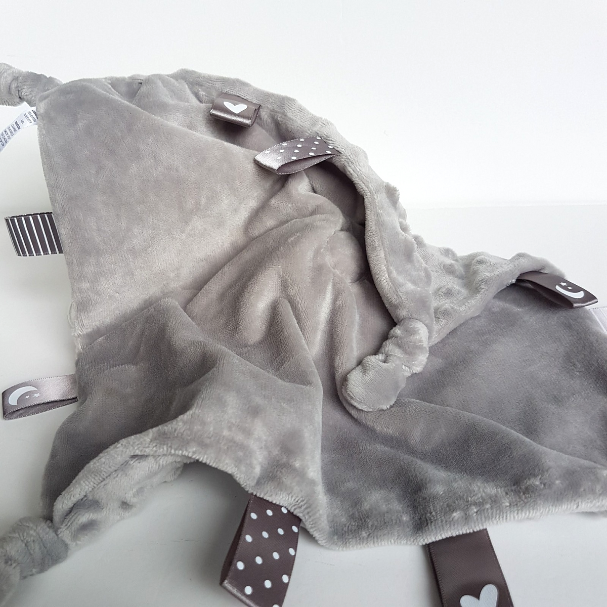 Kaiser Baby GREY ELEPHANT Lovey Plush Security Blanket Comforter Sleep Soft Toy8