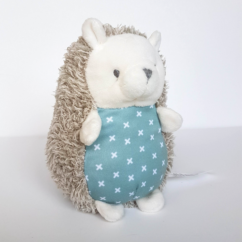 Ingenuity HEDGEHOG Plush Squeaker Lovey 17cm Comforter Soft Toy Stuffed Animal0