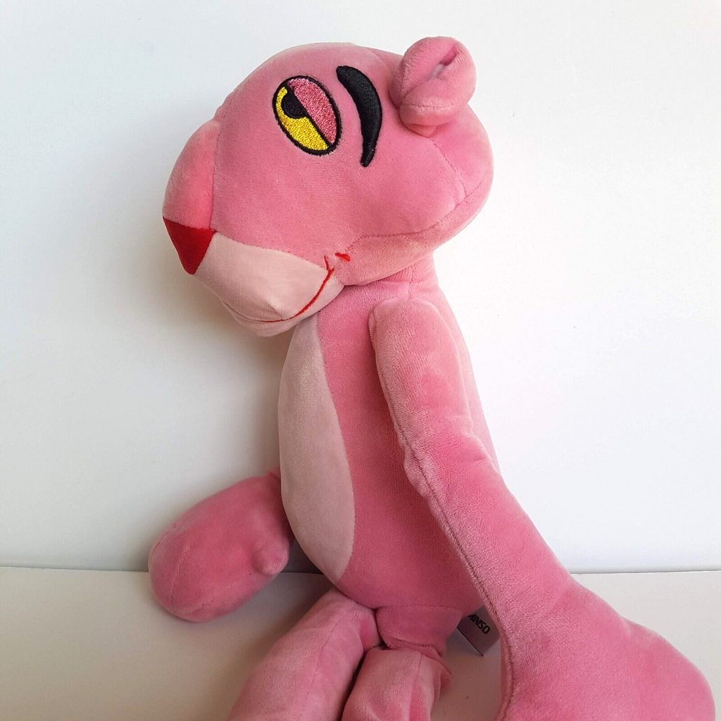 Miniso PINK PANTHER Plush 55cm Cat Stuffed Animal Cartoon Floppy Soft Toy 20179