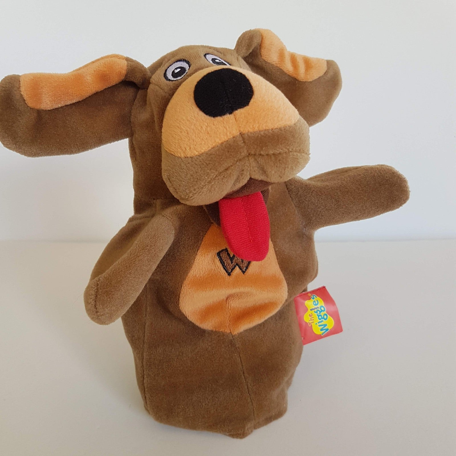 Wiggles WAGS THE DOG PUPPET Plush Soft Toy 2008 Stuffed Animal Puppy Toy 21cm2