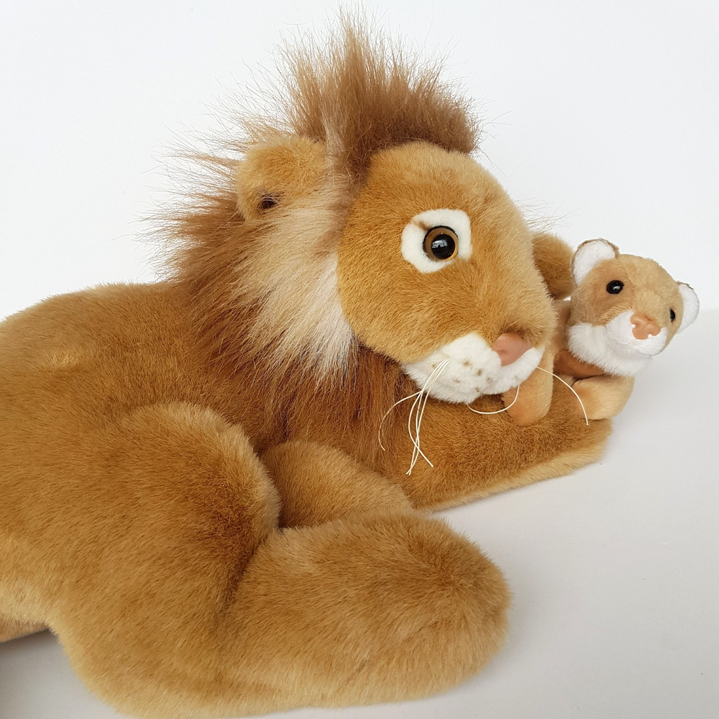 Corroboree LION & CUB WILD CAT Safari Plush Soft Toy Stuffed Animal CA Australia11