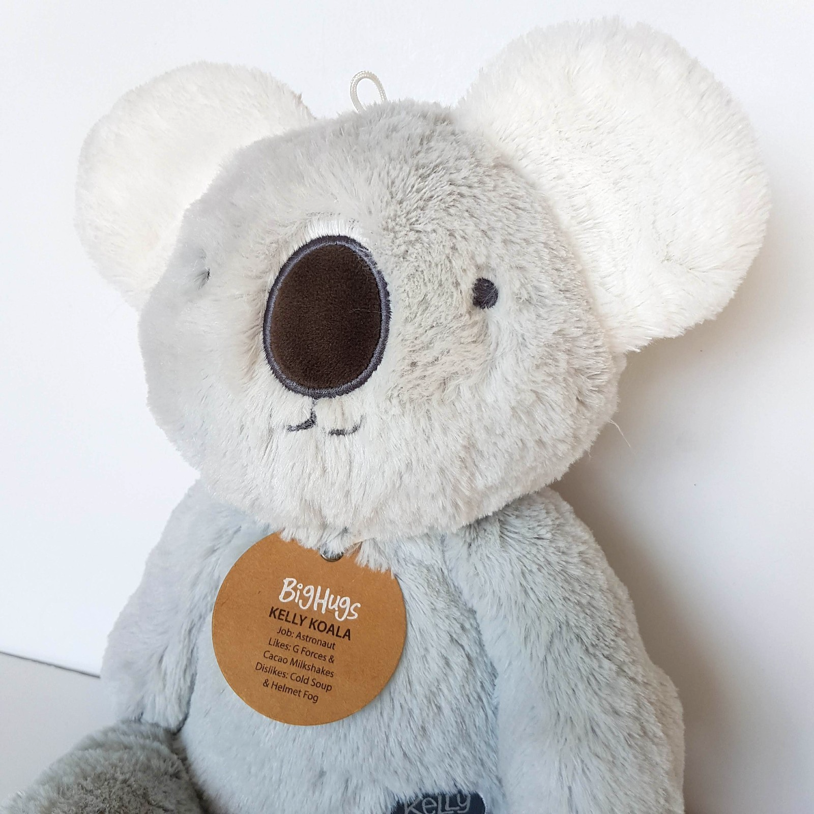 KELLY KOALA Plush OB Designs Grey Baby Lovey Comforter Soft Toy Stuffed Animal1