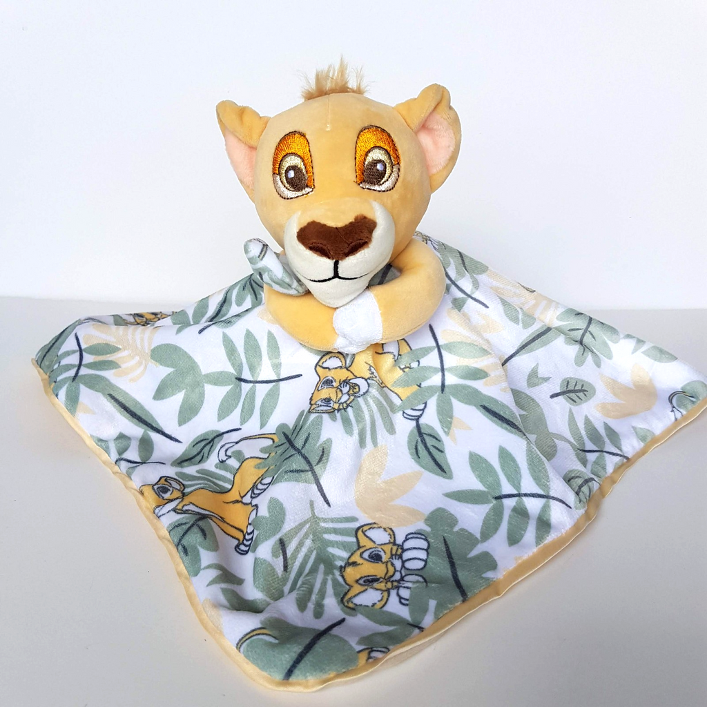 Disney LION KING SIMBA Lovey Security Blanket Comforter Plush Baby Soft Toy Cute0