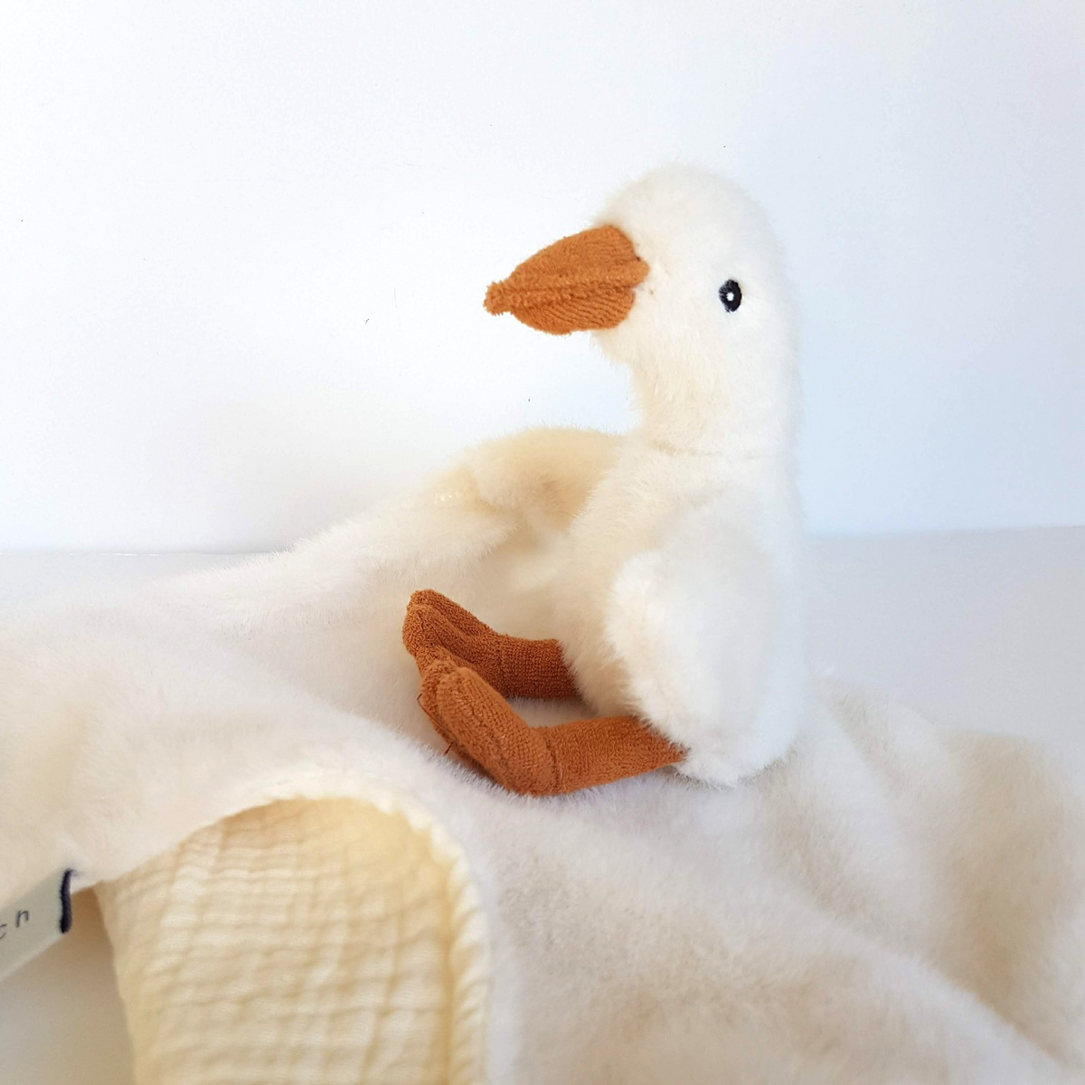 Baby Finch WHITE DUCK Lovey Security Comforter Sleep Toy Soft Toy Stuffed Animal1