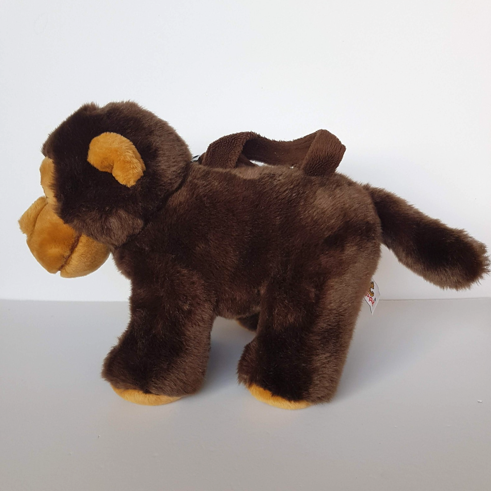 Unipak MONKEY KIDS BAG Small Plush 29cm Stuffed Animal Soft Toy Cute Toy Bag2