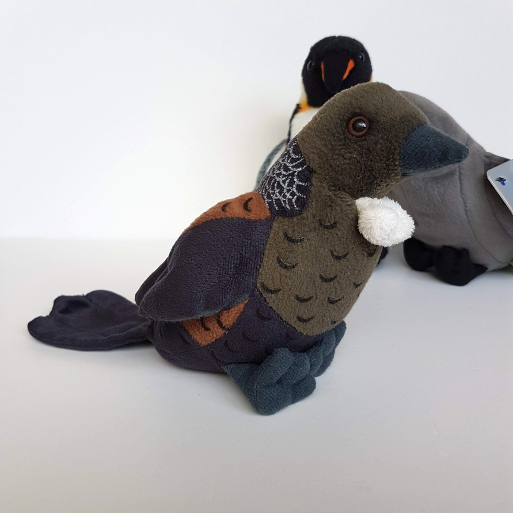 Antics BIRD PLUSH LOT Kokako Tui Kerkeru Penguin SOUND Stuffed Animal Soft Toy5