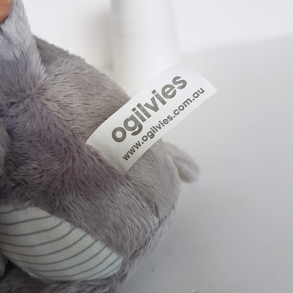Ogilvies ELEPHANT Lovey Plush Comforter Security Blanket Soft Toy Stuffed Animal6