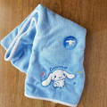 Cinnamoroll KIDS BATH TOWEL 135 x 70cm Blue Bathroom Shower + Badge Pin Cute0