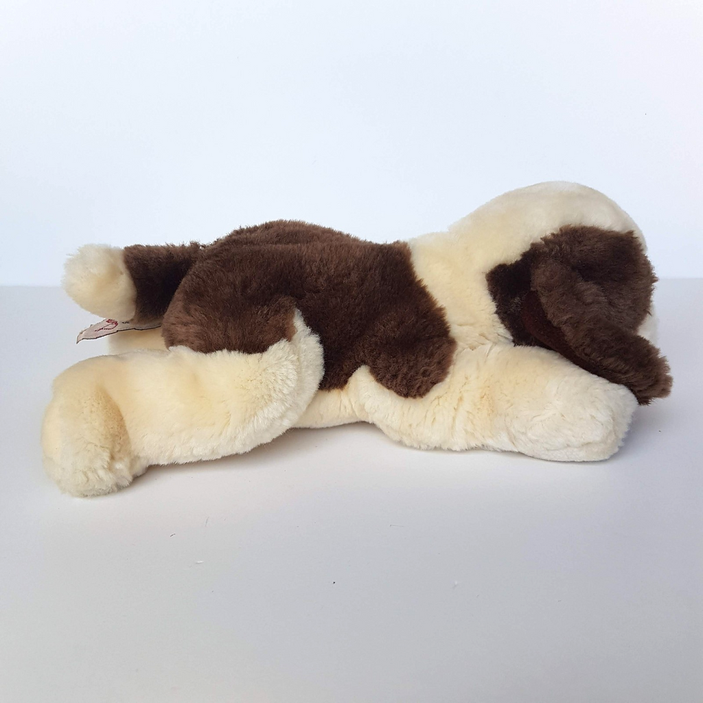 Keel SAINT BERNARD DOG Plush Puppy Laying 27cm Stuffed Animal Soft Toy Beanbag4
